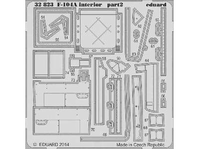 F-104A interior S. A. 1/32 - Italeri - zdjęcie 3