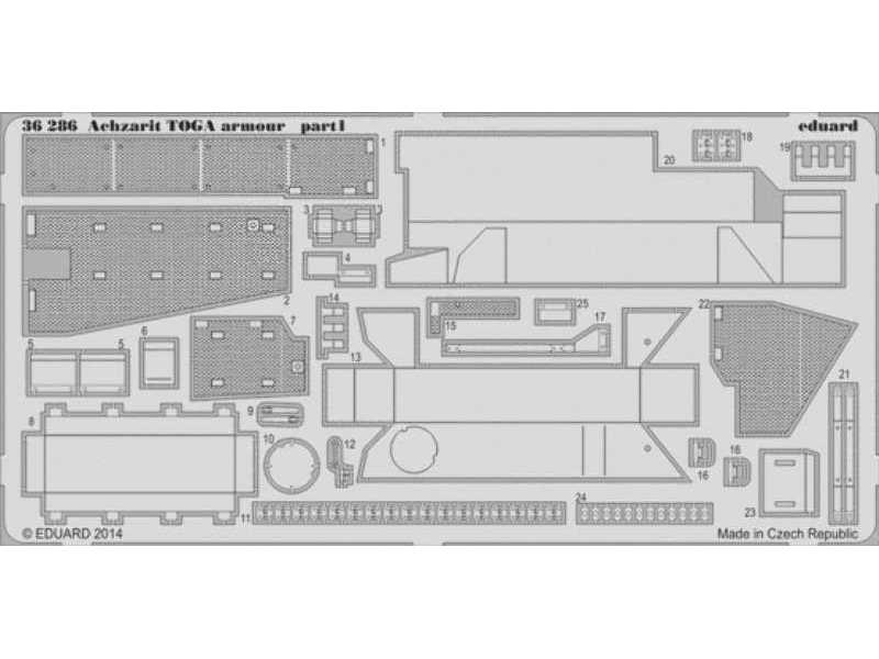 Achzarit TOGA armour 1/35 - Meng - zdjęcie 1 Achzarit TOGA armour 1/35 - Meng - zdjęcie 1