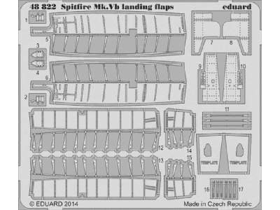 Spitfire Mk. V landing flaps 1/48 - Airfix - zdjęcie 1