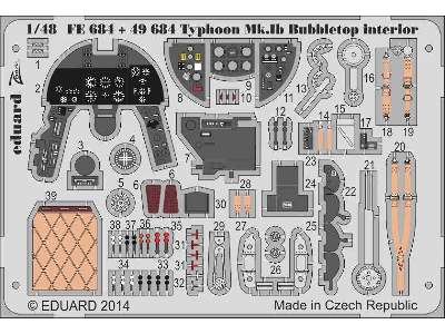 Typhoon Mk. Ib Bubbletop 1/48 - Italeri - zdjęcie 2