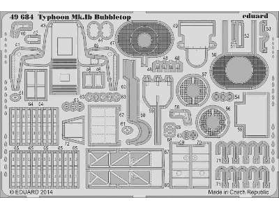 Typhoon Mk. Ib Bubbletop 1/48 - Italeri - zdjęcie 3