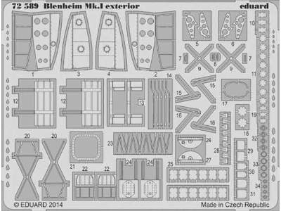 Blenheim Mk. I exterior 1/72 - Airfix - zdjęcie 1