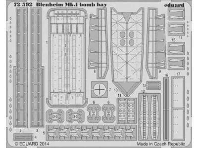 Blenheim Mk. I bomb bay 1/72 - Airfix - zdjęcie 1