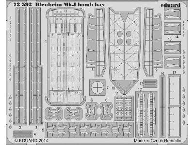 Blenheim Mk. I bomb bay 1/72 - Airfix - zdjęcie 2