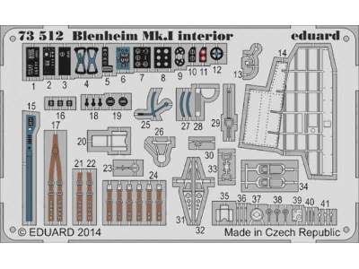 Blenheim Mk. I interior S. A. 1/72 - Airfix - zdjęcie 1