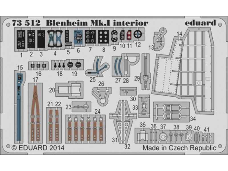 Blenheim Mk. I interior S. A. 1/72 - Airfix - zdjęcie 1 Blenheim Mk. I interior S. A. 1/72 - Airfix - zdjęcie 1