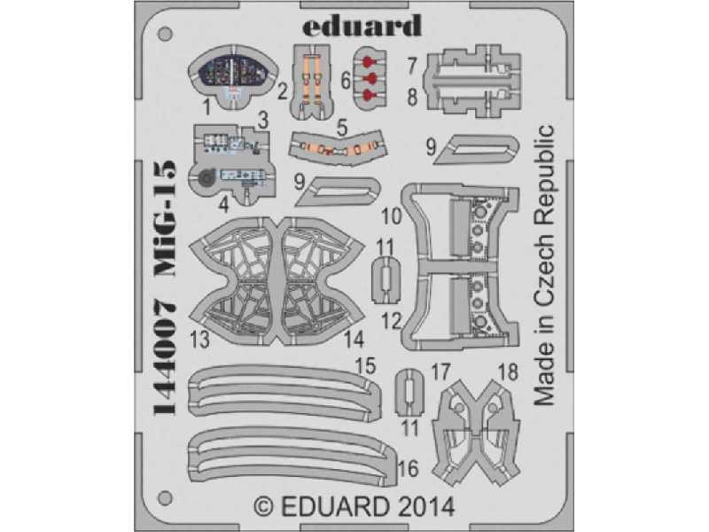 MiG-15 1/144 - Eduard - zdjęcie 1 MiG-15 1/144 - Eduard - zdjęcie 1