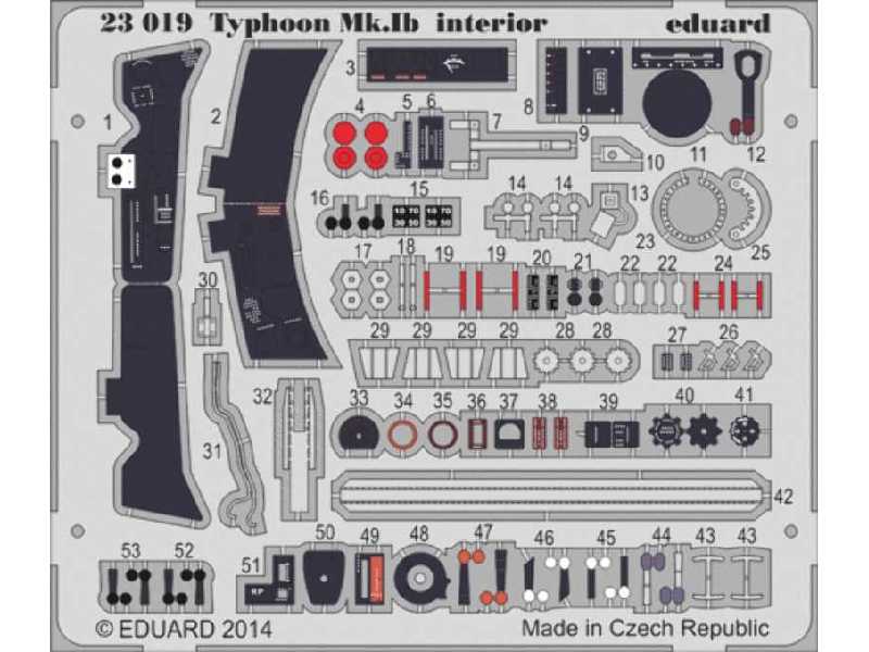 Typhoon Mk. Ib interior 1/24 - Airfix - zdjęcie 1 Typhoon Mk. Ib interior 1/24 - Airfix - zdjęcie 1
