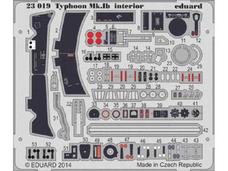 Typhoon Mk. Ib interior 1/24 - Airfix - zdjęcie 1