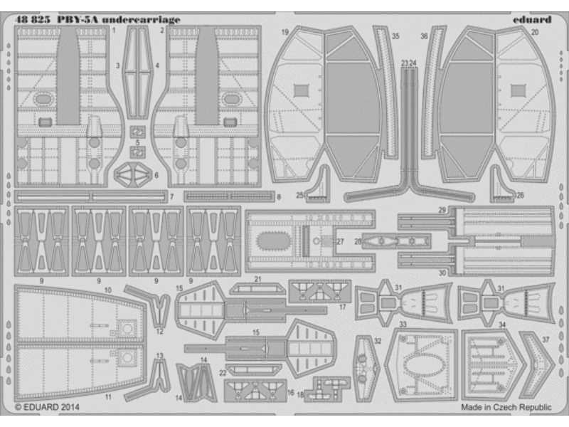 PBY-5A undercarriage 1/48 - Revell - zdjęcie 1 PBY-5A undercarriage 1/48 - Revell - zdjęcie 1