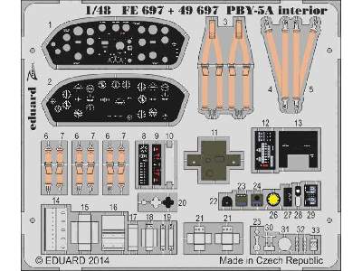 PBY-5A interior S. A. 1/48 - Revell - zdjęcie 2