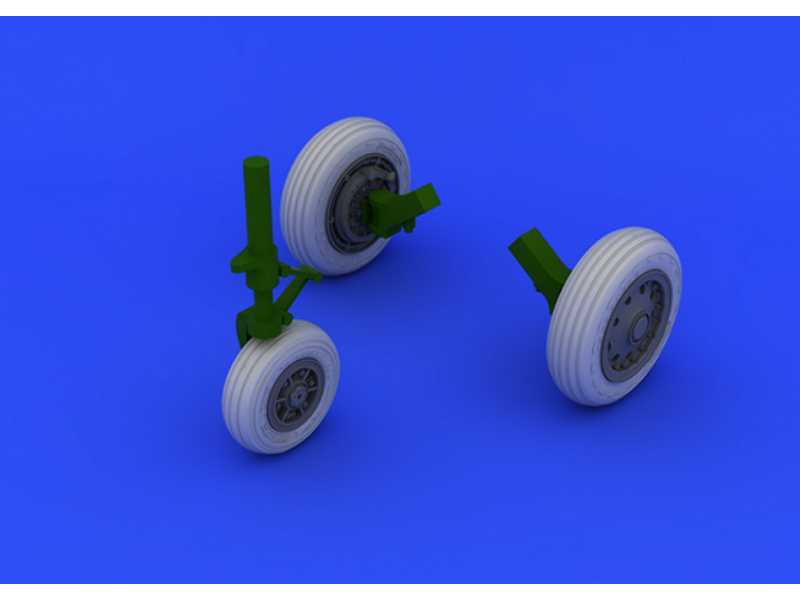 F-104 undercarriage wheels early 1/32 - Italeri - zdjęcie 1 F-104 undercarriage wheels early 1/32 - Italeri - zdjęcie 1