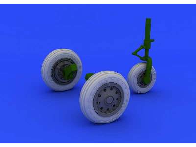 F-104 undercarriage wheels early 1/32 - Italeri - zdjęcie 4