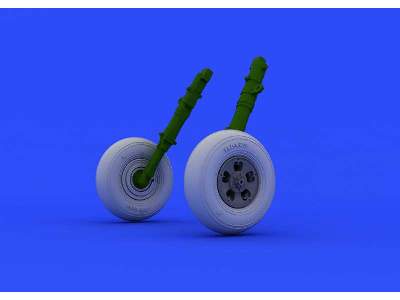 Spitfire Mk. V wheels 1/48 - Airfix - zdjęcie 5