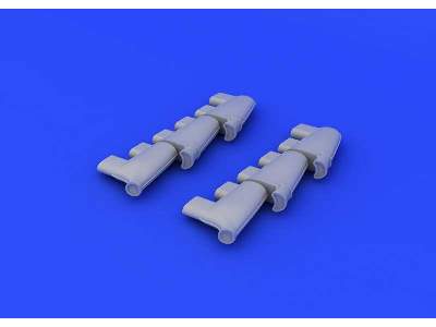 Spitfire Mk. V exhaust stacks 1/48 - Airfix - zdjęcie 4