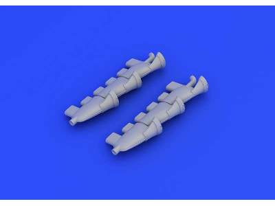 Spitfire Mk. V exhaust stacks fishtail 1/48 - Airfix - zdjęcie 4