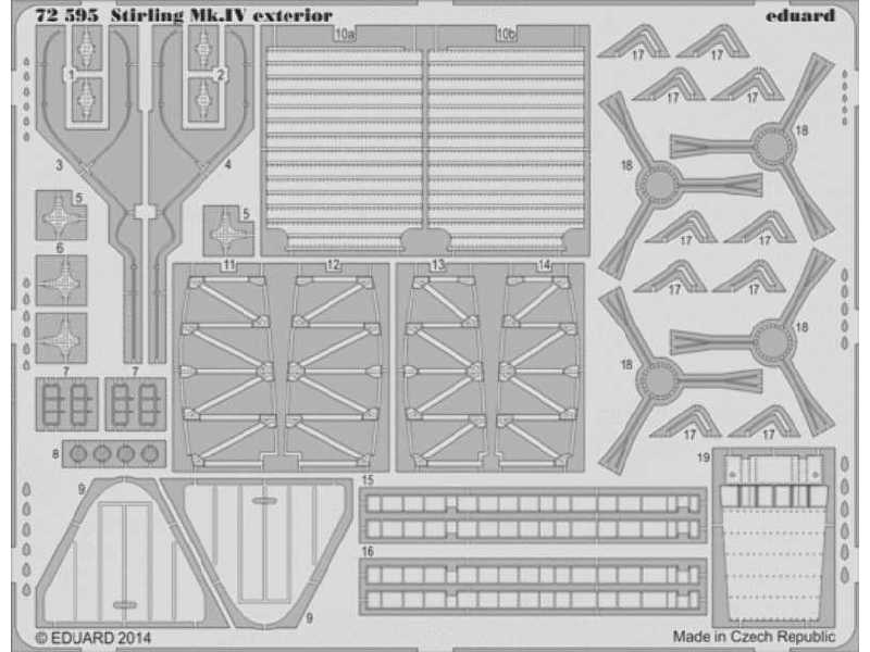 Stirling Mk. IV exterior 1/72 - Italeri - zdjęcie 1 Stirling Mk. IV exterior 1/72 - Italeri - zdjęcie 1