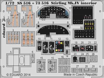 Stirling Mk. IV interior S. A. 1/72 - Italeri - zdjęcie 2