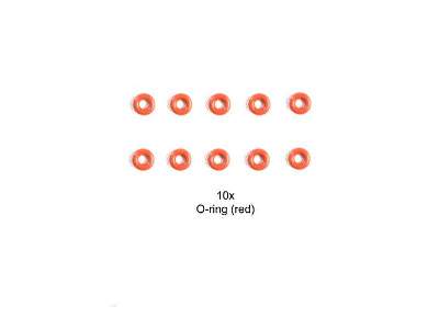 O-ringi czerwone 3mm do amortyzatorów - zdjęcie 1