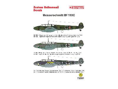 Kalkomania - Messerschmitt Bf 110C - zdjęcie 2