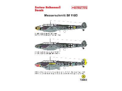 Kalkomania - Messerschmitt Bf 110D - zdjęcie 2