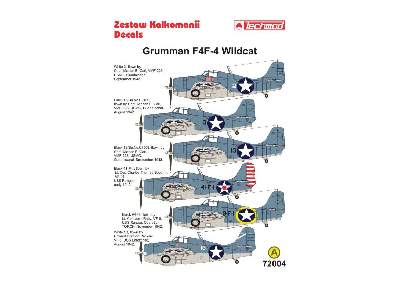 Kalkomania - Grumman F4F-4 Wildcat - zdjęcie 2