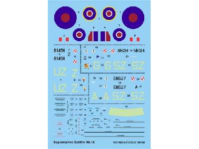 Kalkomania - Supermarine Spitfire Mk.IX - zdjęcie 1