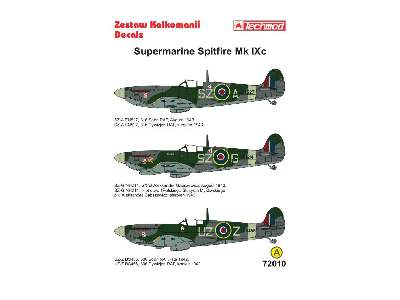 Kalkomania - Supermarine Spitfire Mk.IX - zdjęcie 2
