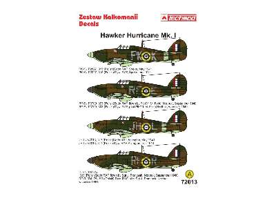 Kalkomania - Hawker Hurricane Mk I - zdjęcie 2