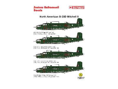 Kalkomania - North American B-25D Mitchell II - zdjęcie 2