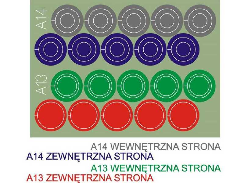 Koła - M113A1 F.S.V. Tamiya 35107 - zdjęcie 1 Koła - M113A1 F.S.V. Tamiya 35107 - zdjęcie 1
