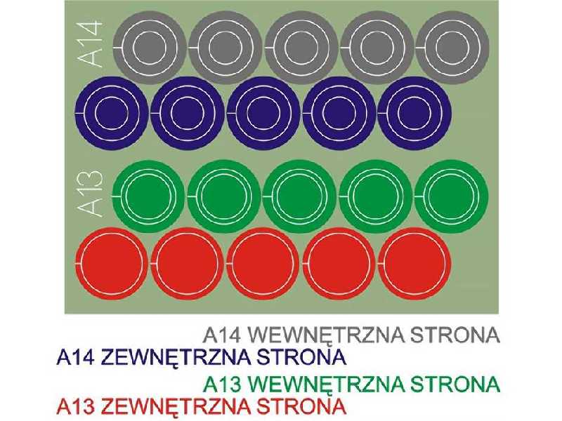 Koła - M113A2 Tamiya 35265 - zdjęcie 1 Koła - M113A2 Tamiya 35265 - zdjęcie 1
