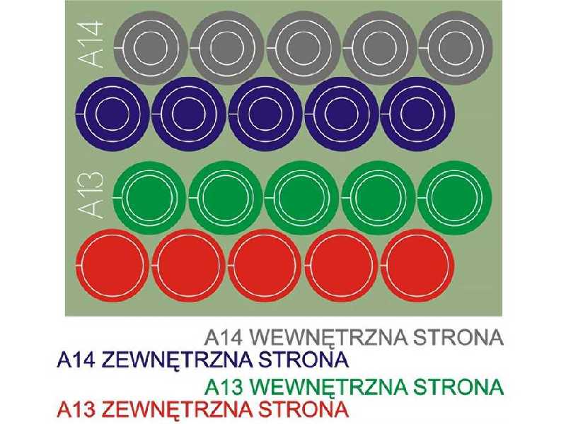 Koła - M113A2 Tamiya 35265 - zdjęcie 1