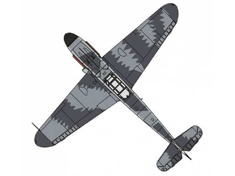 Kamuflaż - Messerschmitt Bf109F/G - zdjęcie 1 Kamuflaż - Messerschmitt Bf109F/G - zdjęcie 1
