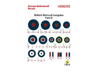Kalkomania - British National Insignias III - zdjęcie 2