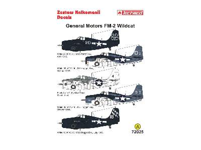 Kalkomania - General Motors FM-2 Wildcat - zdjęcie 2