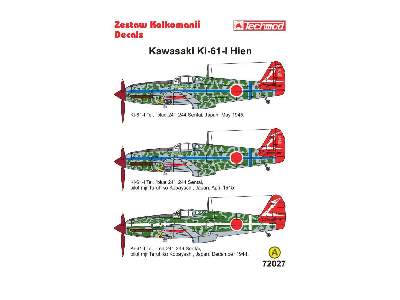 Kalkomania - Kawasaki Ki-61 Hien - zdjęcie 2