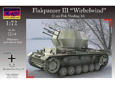 Flakpanzer III Wirbelwind - (2cm flakvierling 38) - zdjęcie 1