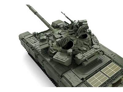 Russian Main Battle Tank T-90 w/TBS-86 Tank Dozer  - zdjęcie 7