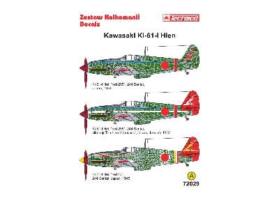Kalkomania - Kawasaki Ki-61 Hien - zdjęcie 2