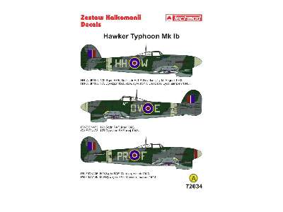 Kalkomania - Hawker Typhoon IB - zdjęcie 2