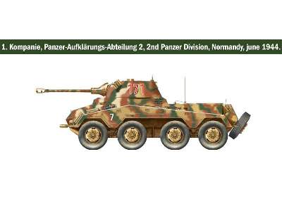 WWII Sd.Kfz.234/2 Puma z farbami i klejem - zdjęcie 5