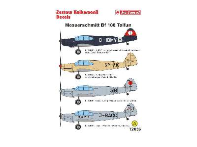 Kalkomania - Messerschmitt Bf 108 Taifun - zdjęcie 2