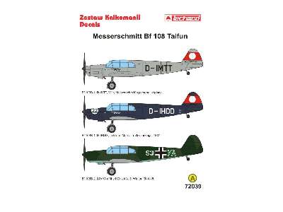 Kalkomania - Messerschmitt Bf 108 Taifun - zdjęcie 2