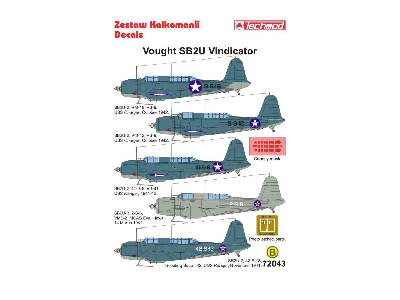 Kalkomania - Vought SB2U Vindicator - zdjęcie 2