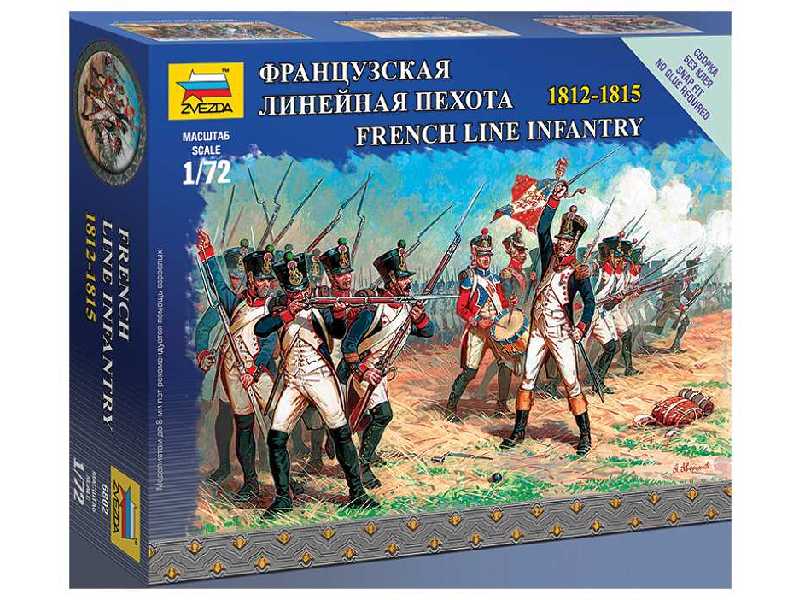 Francuska piechota liniowa 1812-1815 - zdjęcie 1 Francuska piechota liniowa 1812-1815 - zdjęcie 1