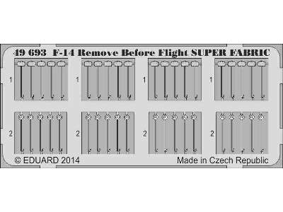 F-14 Remove Before Flight SUPER FABRIC 1/48 - Eduard - zdjęcie 2
