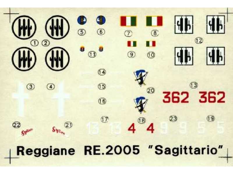 Kalkomania - Reggiane Re 2005 - zdjęcie 1