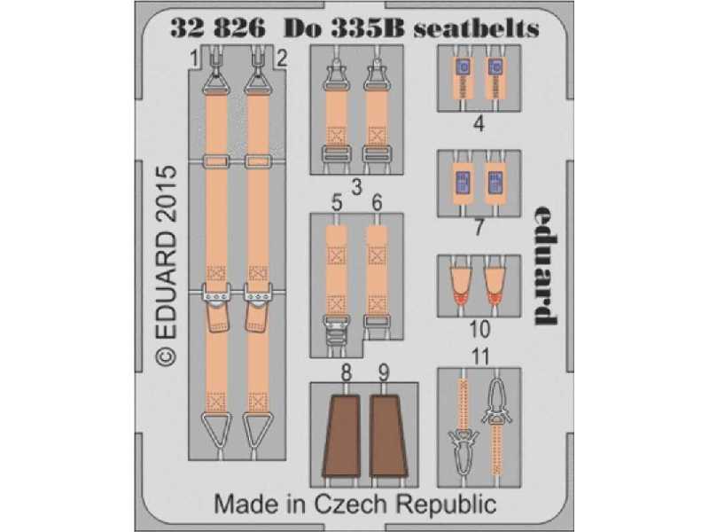 Do 335B seatbelts 1/32 - Hong Kong Models - zdjęcie 1