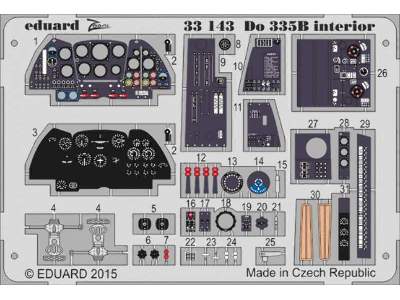 Do 335B interior S. A. 1/32 - Hong Kong Models - zdjęcie 1